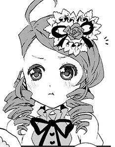 Rating: Safe Score: 0 Tags: 1girl :< ahoge blush drill_hair greyscale hair_ornament image kanaria monochrome ringlets solo twin_drills User: admin