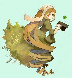 Rating: Safe Score: 0 Tags: 1girl bad_id bad_pixiv_id brown_hair clover dress drill_hair four-leaf_clover fumiyomogi green_eyes heterochromia highres image long_hair long_sleeves looking_at_viewer looking_back red_eyes rozen_maiden solo suiseiseki very_long_hair watering_can User: admin