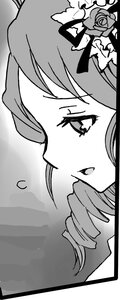 Rating: Safe Score: 0 Tags: 1girl drill_hair face flower greyscale image kanaria monochrome portrait profile rose solo User: admin