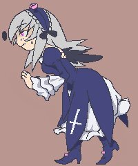 Rating: Safe Score: 0 Tags: 1girl dress hairband image lolita_hairband long_hair long_sleeves purple_eyes silver_hair simple_background solo suigintou wings User: admin