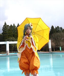 Rating: Safe Score: 0 Tags: 1girl day flower hair_ornament holding_umbrella japanese_clothes kanaria kimono parasol rain solo umbrella water wide_sleeves User: admin