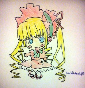 Rating: Safe Score: 0 Tags: 1girl :d blonde_hair blue_eyes blush_stickers bonnet bow dress drill_hair full_body image long_hair long_sleeves open_mouth shinku smile solo twin_drills very_long_hair User: admin