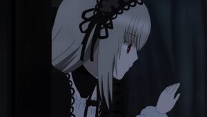 Rating: Safe Score: 0 Tags: 1girl bangs black_dress black_ribbon closed_mouth dress frills hairband image long_hair long_sleeves profile red_eyes ribbon silver_hair solo suigintou upper_body User: admin