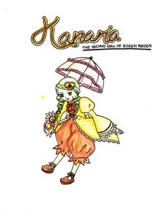 Rating: Safe Score: 0 Tags: 1girl bow dress frills full_body green_eyes green_hair holding_umbrella image kanaria long_sleeves parasol puffy_sleeves short_hair solo standing umbrella white_background User: admin