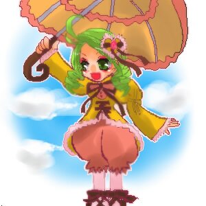 Rating: Safe Score: 0 Tags: 1girl :d auto_tagged bloomers dress flower frills green_eyes green_hair hair_ornament holding_umbrella image kanaria long_sleeves open_mouth parasol smile solo standing umbrella underwear User: admin