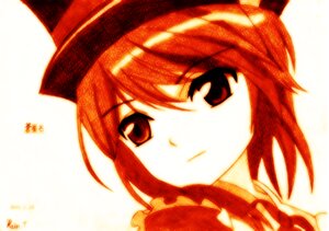 Rating: Safe Score: 0 Tags: 1girl bangs collar eyebrows_visible_through_hair hat hecatia_lapislazuli image looking_at_viewer red_eyes red_hair simple_background solo souseiseki white_background User: admin