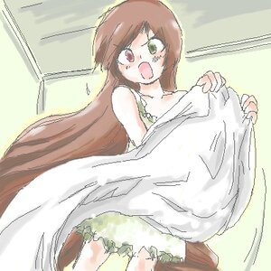Rating: Safe Score: 0 Tags: 1girl artist_request blush brown_hair dress dress_lift green_eyes heterochromia image long_hair lowres open_mouth red_eyes rozen_maiden solo suiseiseki underwear very_long_hair white_dress white_panties User: admin