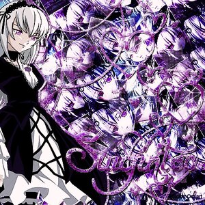 Rating: Safe Score: 0 Tags: 6+girls dress flower hairband image long_hair long_sleeves monochrome multiple_girls rose short_hair smile solo suigintou wings User: admin