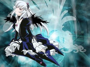 Rating: Safe Score: 0 Tags: 1girl black_ribbon black_wings boots detached_collar dress frills hairband image juliet_sleeves long_hair long_sleeves pink_eyes puffy_sleeves ribbon silver_hair solo suigintou wings User: admin