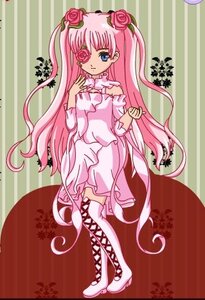 Rating: Safe Score: 0 Tags: 1girl blue_eyes boots bow dress flower frills hair_flower hair_ornament image kirakishou knee_boots long_hair pink_flower pink_hair pink_rose rose solo striped thigh_boots thighhighs thorns very_long_hair vines white_footwear User: admin