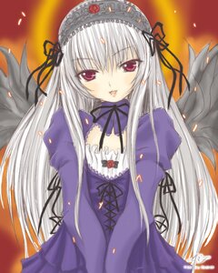 Rating: Safe Score: 0 Tags: 1girl :p black_wings detached_collar dress feathered_wings feathers flower frills hairband image juliet_sleeves lolita_fashion lolita_hairband long_hair long_sleeves looking_at_viewer petals pink_eyes puffy_sleeves rose silver_hair solo suigintou wings User: admin