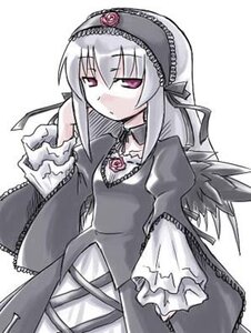 Rating: Safe Score: 0 Tags: 1girl black_dress dress flower frilled_sleeves frills hairband image lolita_fashion lolita_hairband long_hair long_sleeves looking_at_viewer pink_eyes rose silver_hair simple_background solo suigintou white_background wide_sleeves wings User: admin