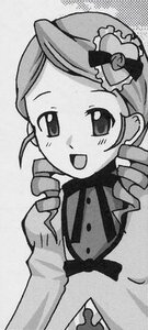 Rating: Safe Score: 0 Tags: 1girl :d blush bow dress drill_hair greyscale hair_ornament hat image kanaria long_sleeves looking_at_viewer monochrome open_mouth simple_background smile solo traditional_media twin_drills upper_body User: admin