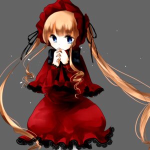 Rating: Safe Score: 0 Tags: 1girl blonde_hair blue_eyes bow capelet dress frills grey_background image long_hair long_sleeves looking_at_viewer red_capelet red_dress shinku simple_background solo twintails very_long_hair User: admin