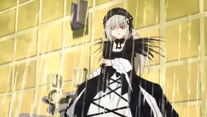 Rating: Safe Score: 0 Tags: 1girl black_dress black_ribbon cross-laced_clothes dress frills hairband image long_hair long_sleeves looking_at_viewer red_eyes ribbon silver_hair solo suigintou wings User: admin