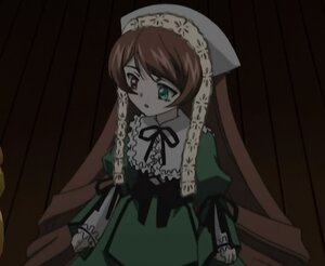 Rating: Safe Score: 0 Tags: 1girl :o brown_hair dress frills green_dress green_eyes heterochromia image long_hair long_sleeves looking_at_viewer open_mouth red_eyes ribbon solo suiseiseki twintails very_long_hair User: admin