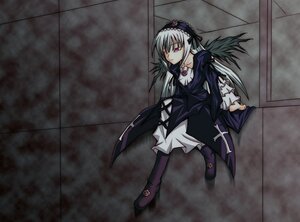 Rating: Safe Score: 0 Tags: 1girl black_wings boots cross dress flower frills full_body hairband image juliet_sleeves long_hair long_sleeves pink_eyes ribbon rose silver_hair solo suigintou very_long_hair wings User: admin