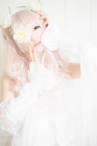 Rating: Safe Score: 0 Tags: 1girl flower hair_flower hair_ornament kirakishou lips long_hair solo upper_body white_flower User: admin