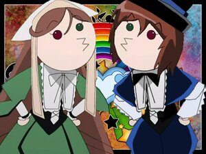 Rating: Safe Score: 0 Tags: 1boy brown_hair dress green_eyes hat head_scarf heterochromia image long_hair long_sleeves pair red_eyes siblings souseiseki star_(symbol) suiseiseki top_hat twins very_long_hair User: admin