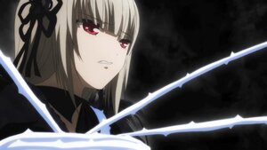 Rating: Safe Score: 0 Tags: 1girl bangs black_ribbon eyebrows_visible_through_hair hair_ribbon holding holding_sword holding_weapon image long_hair looking_at_viewer parted_lips red_eyes ribbon solo suigintou sword weapon User: admin