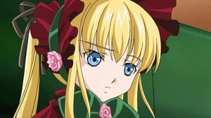 Rating: Safe Score: 0 Tags: 1girl blonde_hair blue_eyes bonnet bow bowtie flower image long_hair looking_at_viewer pink_flower pink_rose rose shinku sidelocks solo twintails User: admin