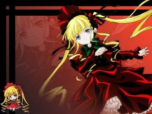 Rating: Safe Score: 0 Tags: 1girl blonde_hair blue_eyes bonnet bow bowtie dress drill_hair flower frills green_bow green_neckwear image long_hair long_sleeves looking_at_viewer red_dress shinku solo standing twintails very_long_hair zoom_layer User: admin