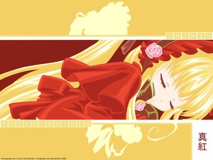 Rating: Safe Score: 0 Tags: 1girl auto_tagged blonde_hair bonnet bow closed_eyes dress flower image long_hair red_dress rose shinku solo User: admin