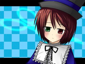 Rating: Safe Score: 0 Tags: 1girl argyle argyle_background argyle_legwear board_game brown_hair checkered checkered_background checkered_floor checkered_kimono checkered_scarf checkered_skirt chess_piece diamond_(shape) green_eyes hat heterochromia image knight_(chess) on_floor perspective plaid_background race_queen red_eyes short_hair solo souseiseki tile_floor tile_wall tiles top_hat vanishing_point User: admin