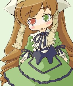 Rating: Safe Score: 0 Tags: 1girl auto_tagged brown_hair dress frills green_background green_dress green_eyes hat head_scarf heterochromia image long_hair long_sleeves looking_at_viewer red_eyes ribbon simple_background solo suiseiseki very_long_hair User: admin