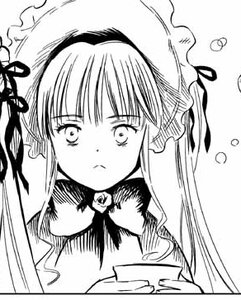 Rating: Safe Score: 0 Tags: 1girl bonnet dress frills greyscale hat image long_hair looking_at_viewer monochrome ribbon rose shinku sidelocks simple_background solo suigintou upper_body white_background User: admin