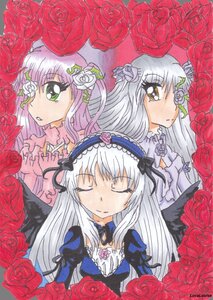 Rating: Safe Score: 0 Tags: 3girls barasuishou blue_flower blue_rose closed_eyes flower green_eyes hairband hat image kirakishou lolita_fashion long_hair multiple multiple_girls orange_flower pink_rose purple_flower purple_rose red_flower red_rose rose rose_petals silver_hair suigintou tagme thorns User: admin