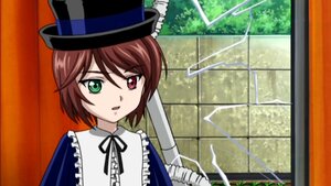 Rating: Safe Score: 0 Tags: 1girl brown_hair frilled_shirt_collar frills green_eyes hat heterochromia image long_sleeves looking_at_viewer red_eyes ribbon short_hair solo souseiseki suiseiseki top_hat User: admin