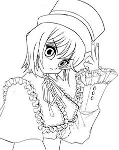 Rating: Safe Score: 0 Tags: 1girl capelet closed_mouth eyebrows_visible_through_hair frills greyscale hat image long_sleeves looking_at_viewer monochrome ribbon short_hair solo souseiseki upper_body User: admin