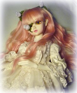 Rating: Safe Score: 0 Tags: 1girl doll dress flower frills hair_ornament kirakishou lace lips lolita_fashion long_hair long_sleeves rose solo User: admin