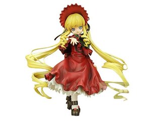 Rating: Safe Score: 0 Tags: 1girl auto_tagged blonde_hair blue_eyes bonnet bow bowtie doll dress full_body long_hair long_sleeves looking_at_viewer red_dress shinku shoes simple_background solo standing twintails very_long_hair white_background User: admin