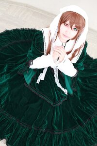 Rating: Safe Score: 0 Tags: 1girl brown_hair dress frills green_dress green_eyes heterochromia long_sleeves looking_at_viewer pantyhose red_eyes sitting solo souseiseki suiseiseki User: admin