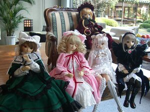 Rating: Safe Score: 0 Tags: blonde_hair blue_eyes book boots bow chair closed_eyes curtains doll dress hat long_sleeves multiple_dolls multiple_girls short_hair sitting tagme window User: admin