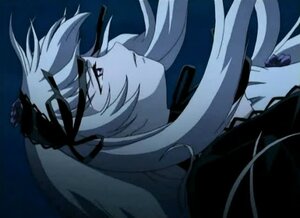 Rating: Safe Score: 0 Tags: 1boy 1girl from_side hair_ribbon half-closed_eyes image long_hair matou_sakura profile ribbon solo suigintou upper_body User: admin