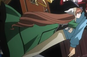 Rating: Safe Score: 0 Tags: 1girl brown_hair hat image indoors long_hair long_sleeves scarf solo standing suiseiseki User: admin