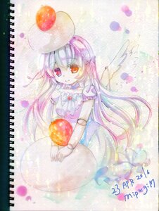 Rating: Safe Score: 0 Tags: 1girl apple ball dress fruit image long_hair looking_at_viewer petals red_eyes smile solo suigintou traditional_media watercolor_(medium) wings User: admin
