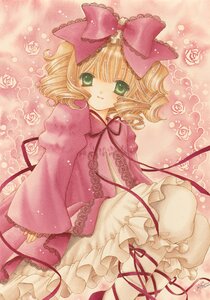 Rating: Safe Score: 0 Tags: 1girl blonde_hair bow dress flower frills green_eyes hair_bow hina_ichigo hinaichigo image long_sleeves pink_bow pink_dress pink_flower pink_rose ribbon rose short_hair smile solo white_legwear User: admin