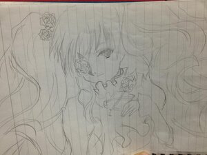 Rating: Safe Score: 0 Tags: 1girl crying flower image kirakishou lineart long_hair monochrome rose solo tears traditional_media User: admin