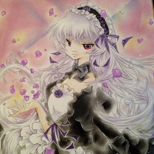 Rating: Safe Score: 0 Tags: 1girl bow choker colored_pencil_(medium) dress flower frills gothic_lolita hairband image lolita_fashion lolita_hairband long_hair marker_(medium) millipen_(medium) petals rose rose_petals sample shikishi smile solo suigintou traditional_media very_long_hair watercolor_(medium) User: admin