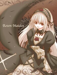 Rating: Safe Score: 0 Tags: 1girl black_dress detached_collar dress flower frilled_sleeves frills hairband image juliet_sleeves long_hair long_sleeves looking_at_viewer puffy_sleeves ribbon rose silver_hair solo suigintou wings User: admin