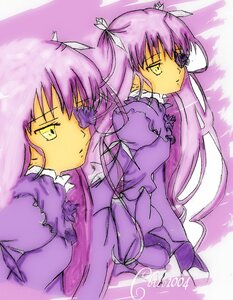 Rating: Safe Score: 0 Tags: 2girls auto_tagged barasuishou closed_mouth dress frills hair_ribbon image kaname_madoka long_hair looking_at_viewer multiple_girls ribbon solo two_side_up ultimate_madoka very_long_hair yellow_eyes User: admin