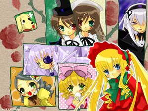 Rating: Safe Score: 0 Tags: 6+girls blonde_hair blue_eyes bow brown_hair dress eyepatch frills green_eyes hairband hat head_scarf heterochromia hina_ichigo image long_hair long_sleeves looking_at_viewer multiple multiple_girls pink_bow shinku short_hair siblings silver_hair sisters smile souseiseki suigintou suiseiseki tagme twins twintails very_long_hair wings User: admin