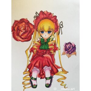 Rating: Safe Score: 0 Tags: 1girl blonde_hair bloomers blue_eyes bonnet bow bowtie dress drill_hair flower full_body green_bow image long_hair long_sleeves looking_at_viewer pink_flower pink_rose red_dress red_flower red_rose rose shinku sidelocks simple_background sitting solo traditional_media twin_drills twintails very_long_hair User: admin