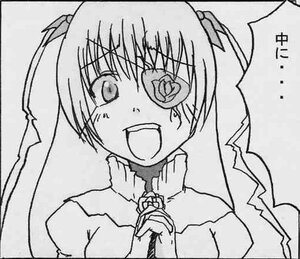 Rating: Safe Score: 0 Tags: 1girl :d barasuishou blush greyscale hands_clasped image looking_at_viewer monochrome open_mouth own_hands_together simple_background smile solo twintails upper_body veil User: admin