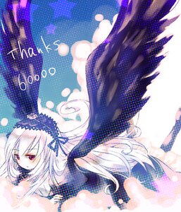 Rating: Safe Score: 0 Tags: 1girl bangs black_ribbon black_wings blush dress eyebrows_visible_through_hair flower frills hairband image lolita_hairband long_hair long_sleeves looking_at_viewer red_eyes ribbon solo suigintou very_long_hair wings User: admin