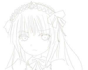 Rating: Safe Score: 0 Tags: 1girl blush closed_mouth frown hairband image long_hair monochrome ribbon simple_background solo suigintou tears white_background User: admin